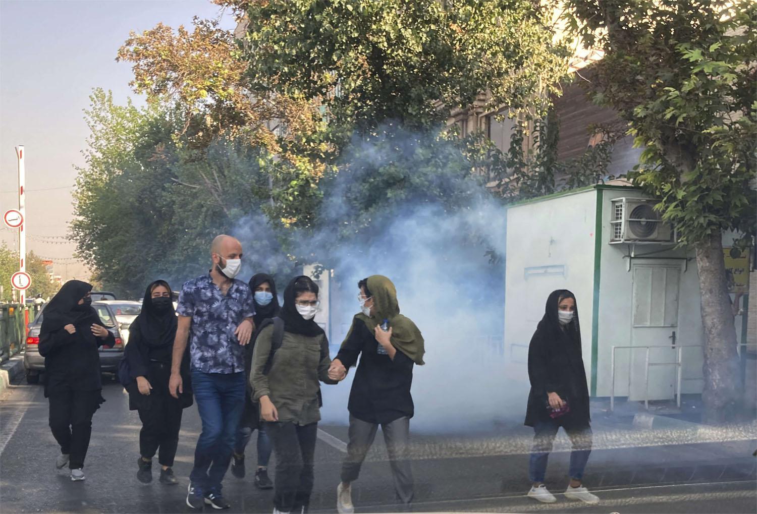 Protests resumed on Sunday in several cities including Mashhad