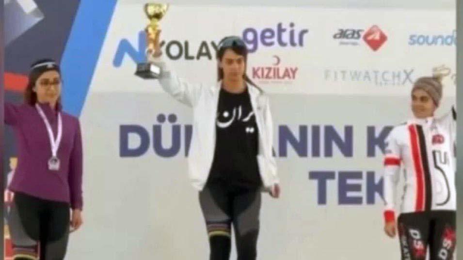 Iran’s sports ministry said Mardani had taken part in a "personal" capacity in the Istanbul competition