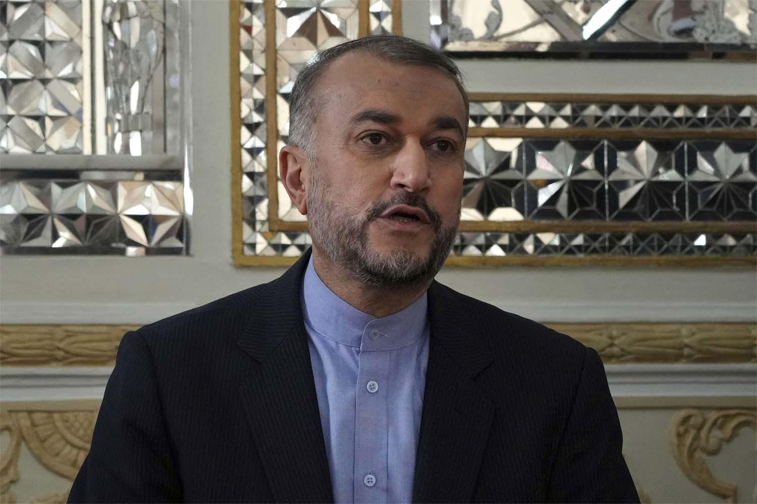 Iranian Foreign Minister Hossein Amirabdollahian 