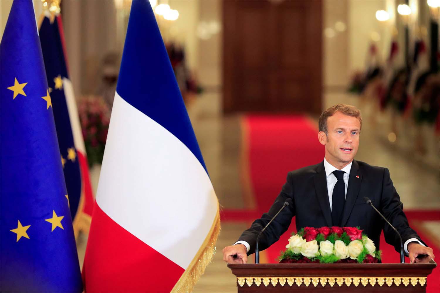 France's President Emmanuel Macron 