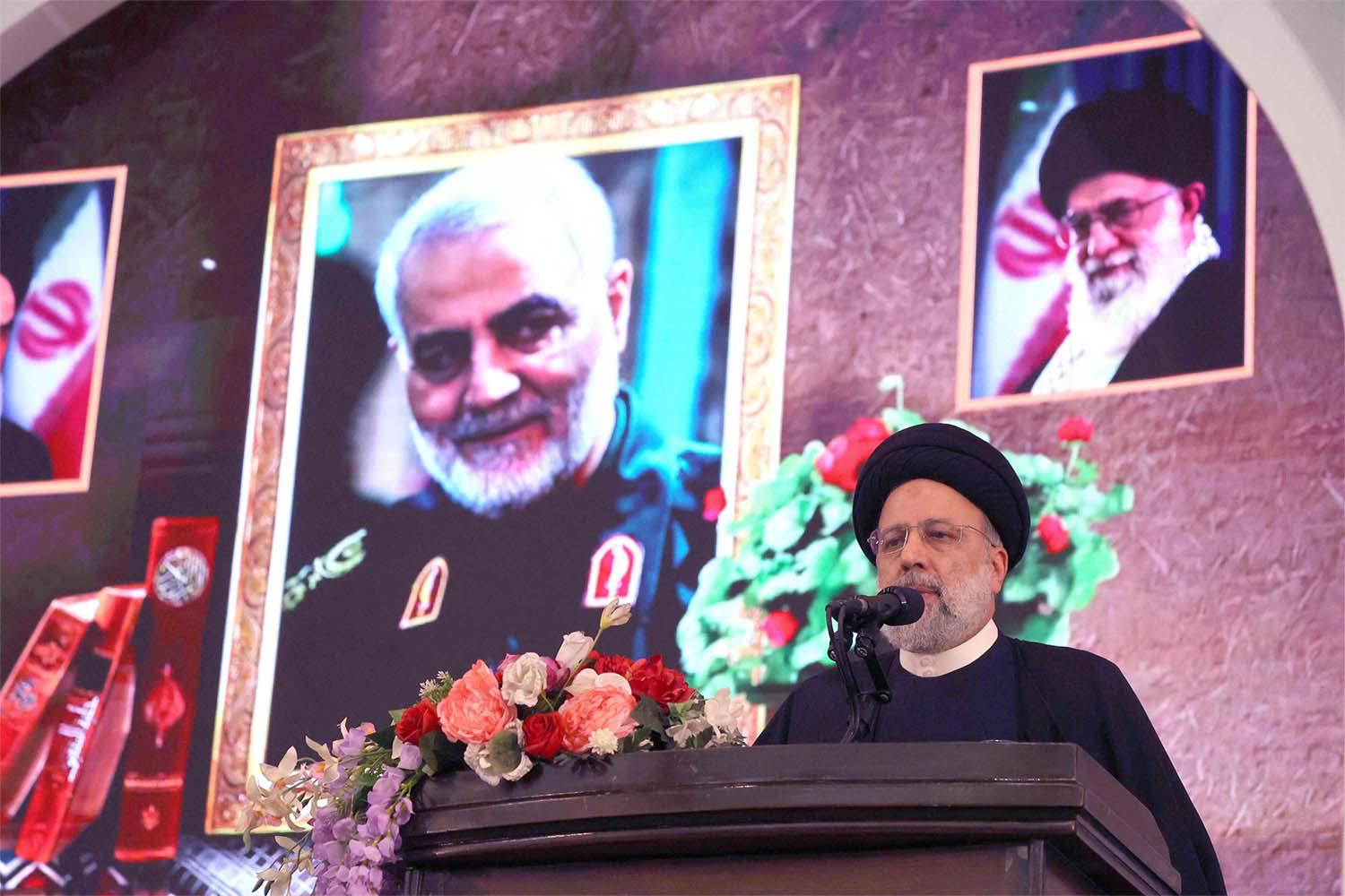 Raisi accused the US of waging a “hybrid war” against Iran