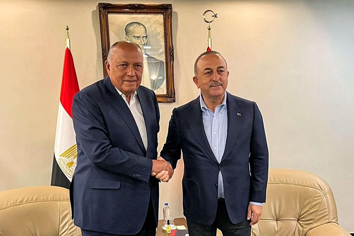 زيارة جاويش أوغلو للقاهرة تأتي بعد أسبوعين من زيارة مماثلة قام بها نظيره المصري لأنقرة