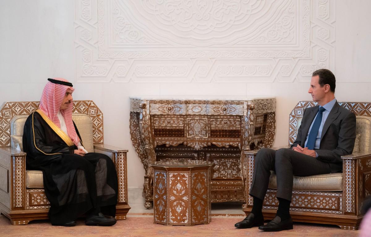 مباحثات بين الرئيس السوري ووزير الخارجية السعودي في قصر الشعب تمهد لاستئناف كامل للعلاقات بين دمشق والرياض
