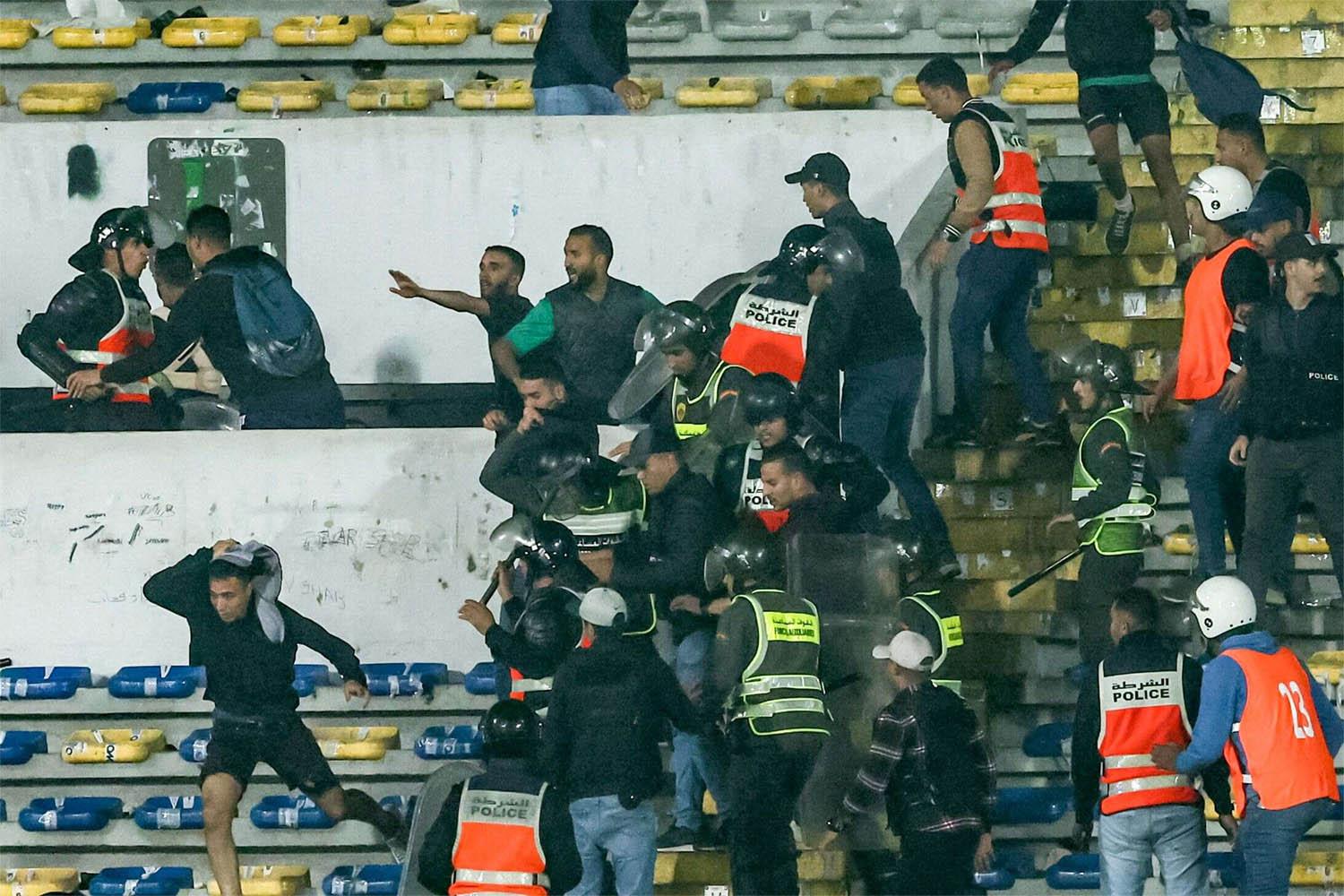 A Raja Casablanca female fan, died at a local hospital after losing consciousness at the Mohammed V stadium 