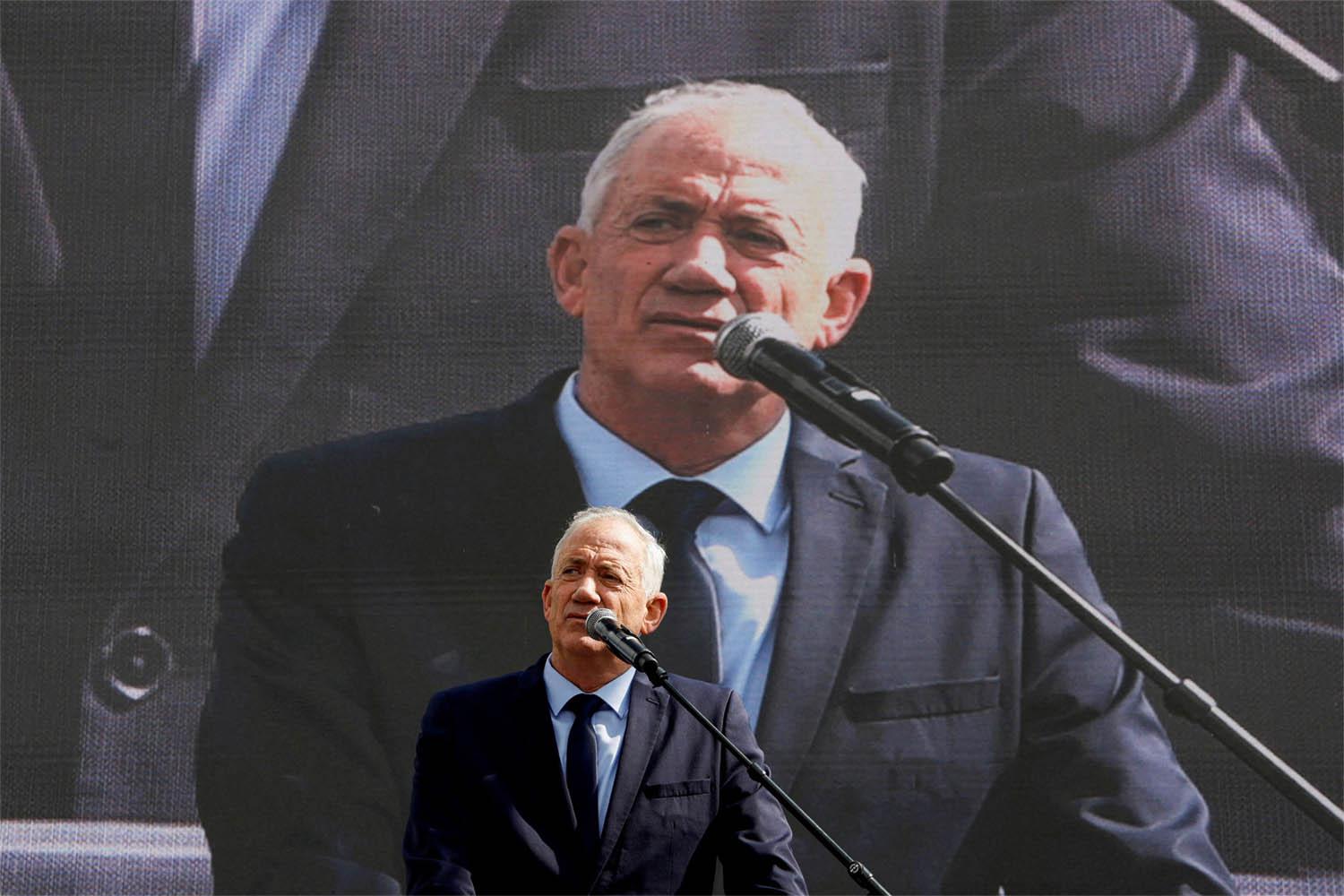 Benny Gantz, head of the largest opposition party