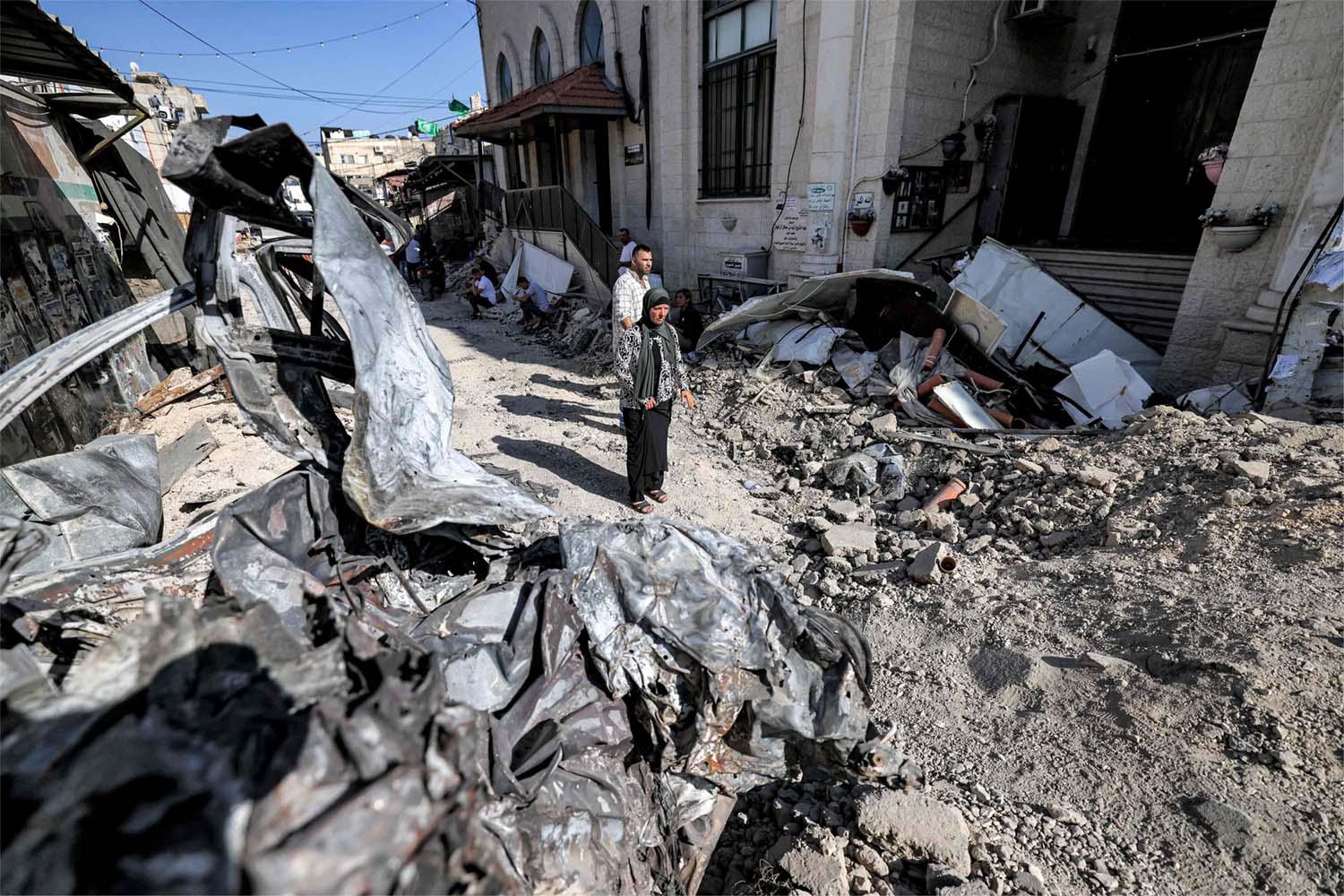 Jenin's infrastructure has been badly damaged by Israeli army operation