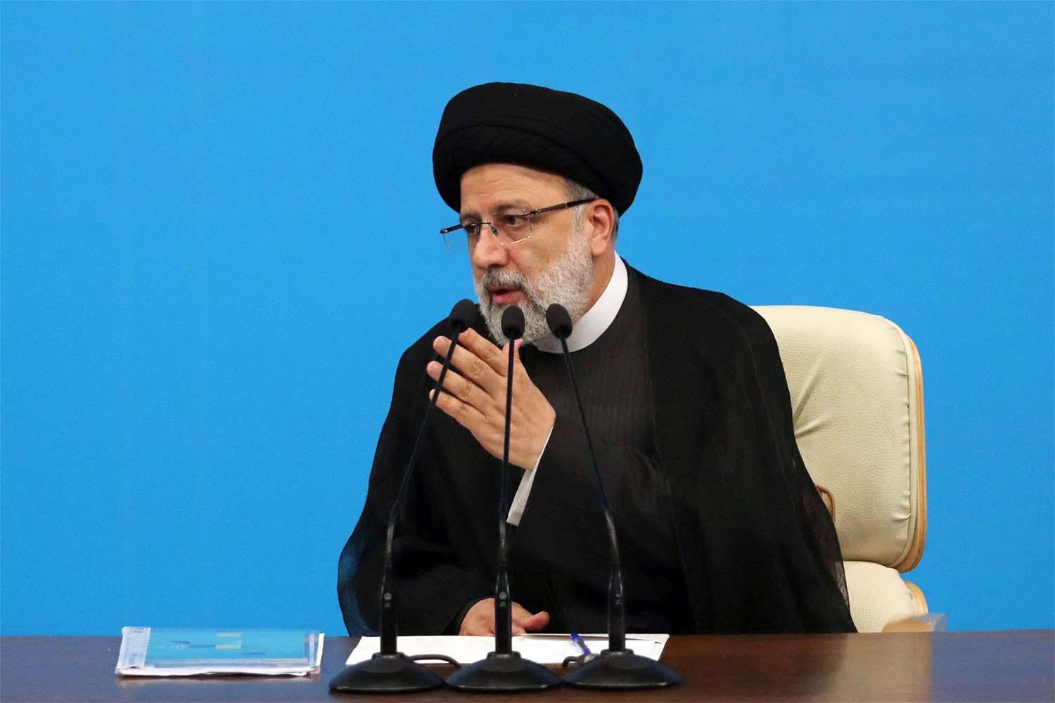 Iran's President Ebrahim Raisi 