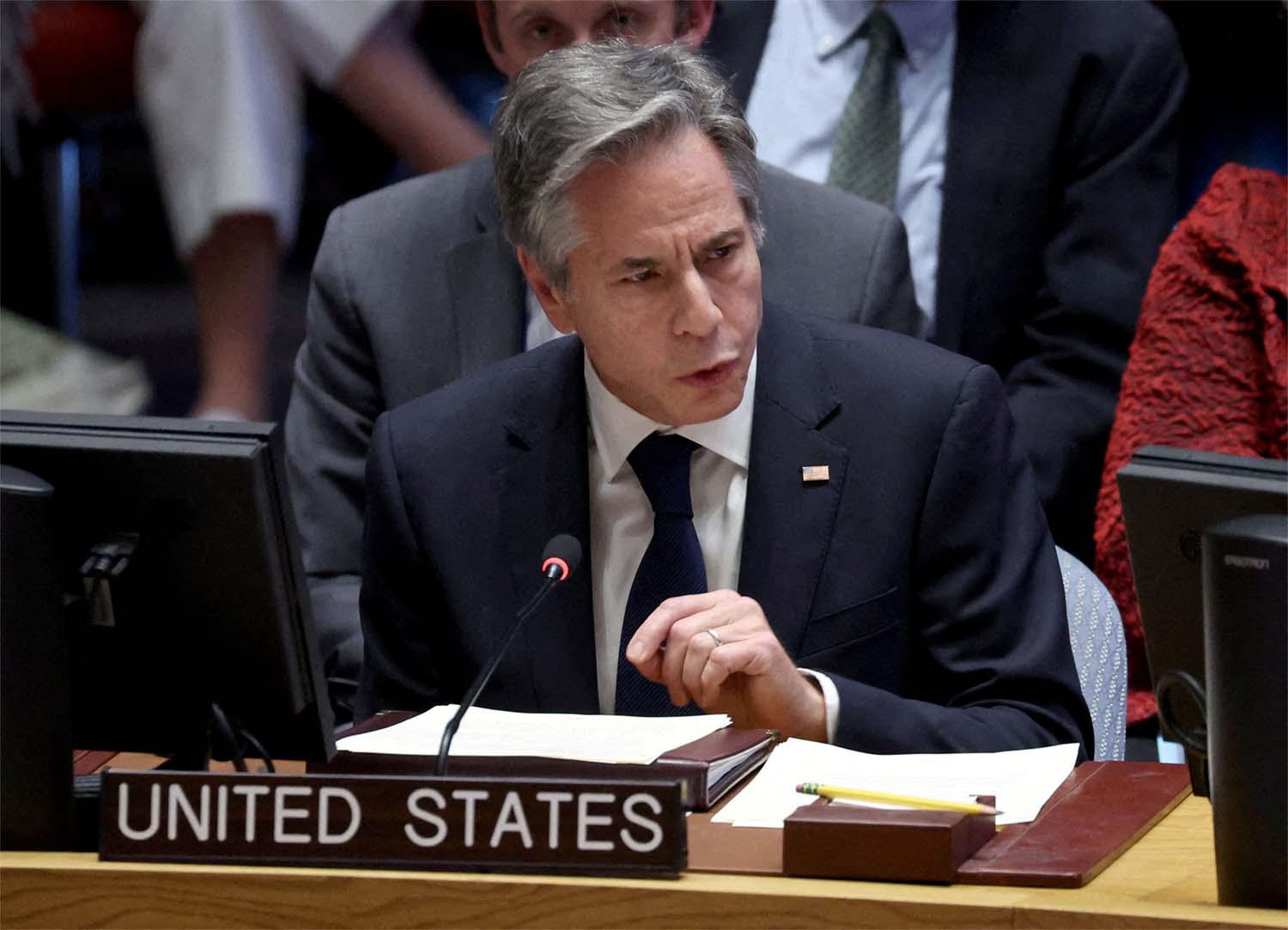 US Secretary of State Antony Blinken 