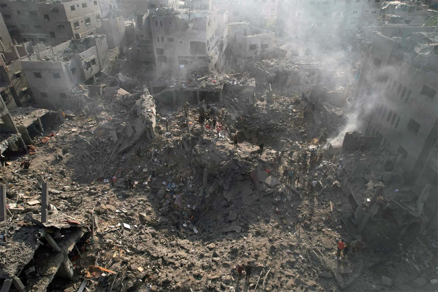 Washington insisted it would not stop Israel from defending itself