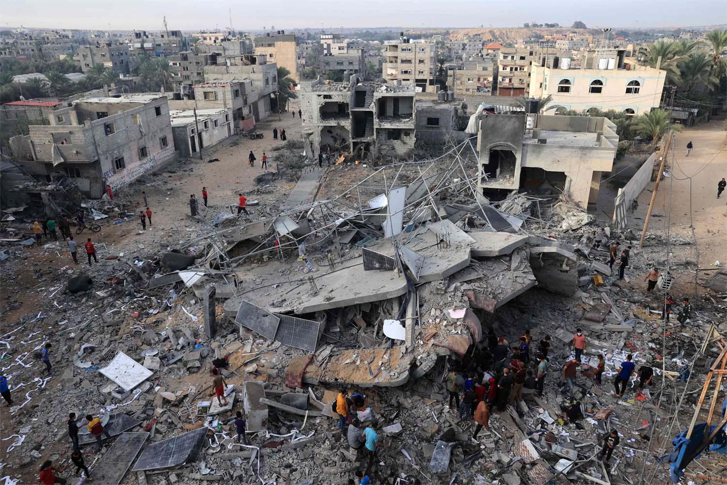 Raisi said Gaza "is not an arena for words. It should be for action"