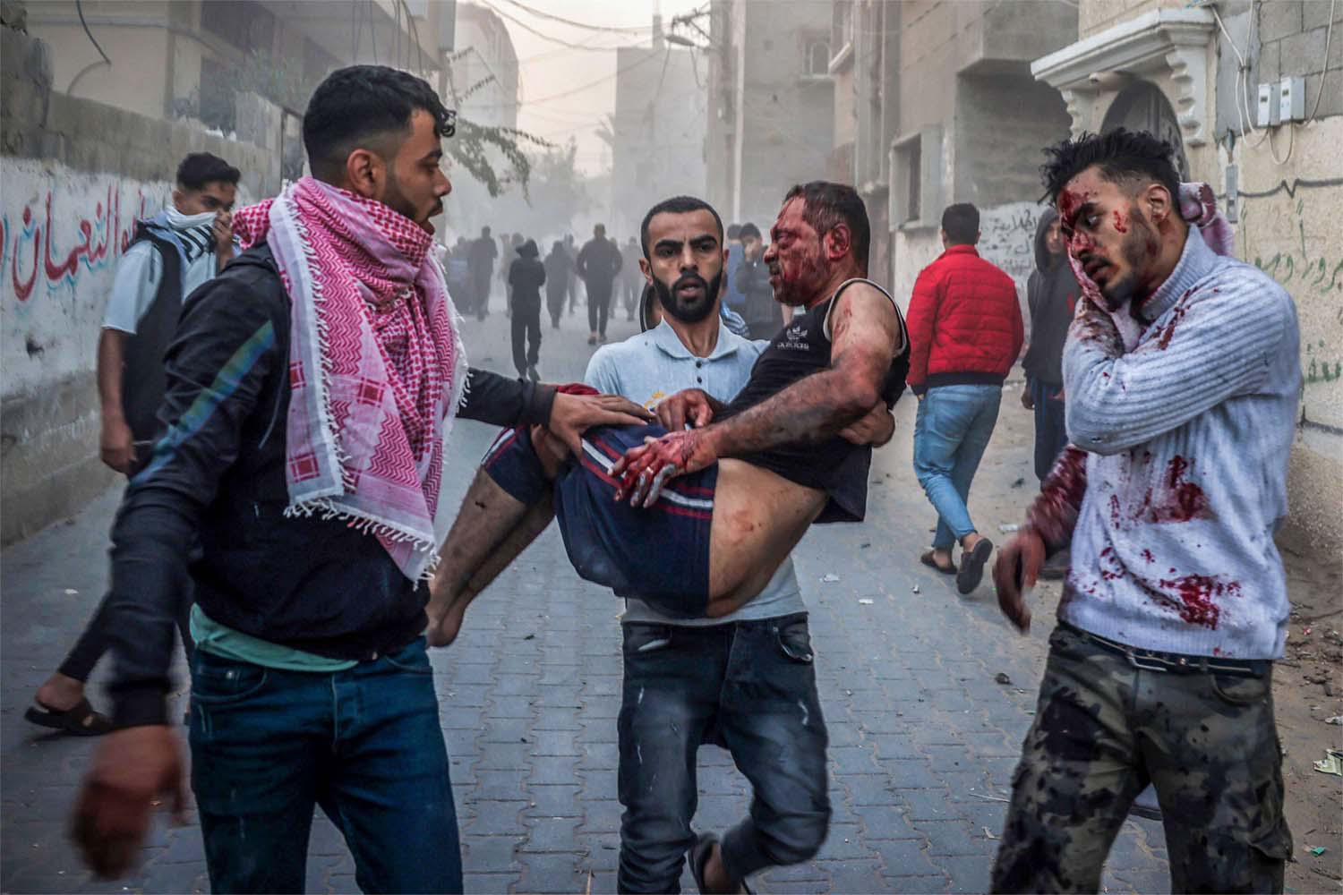 Israel continues to pound the southern Gaza Strip