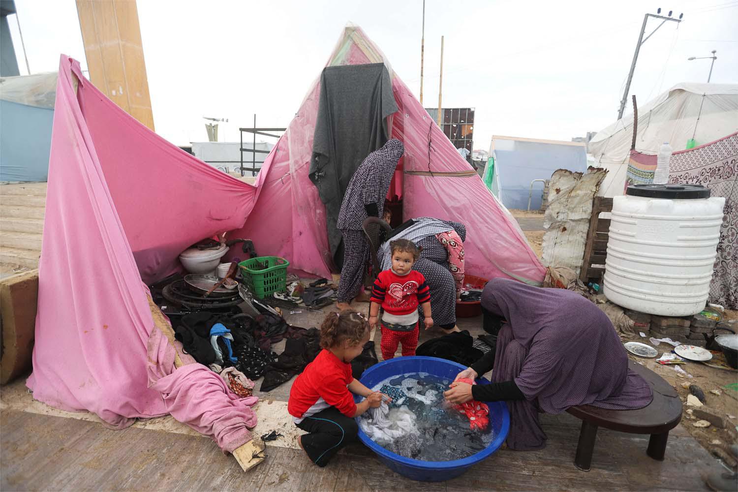 Displaced Gazans