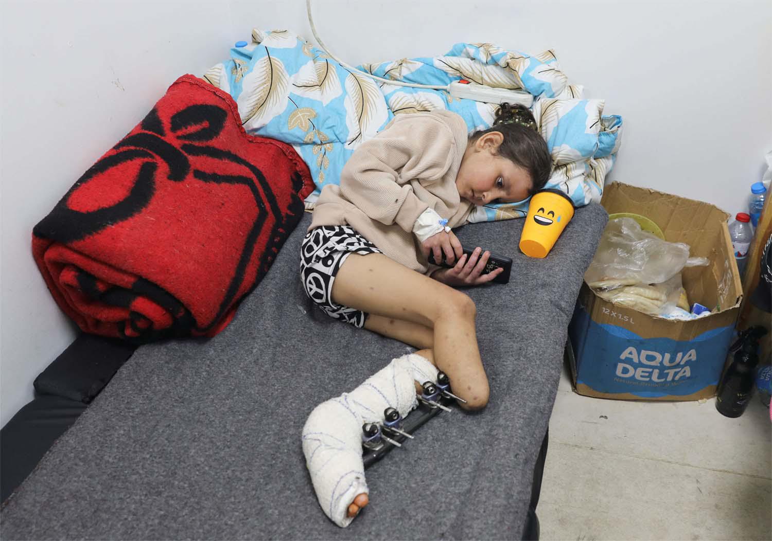 Only about a third of Gaza's hospitals are functioning in any way