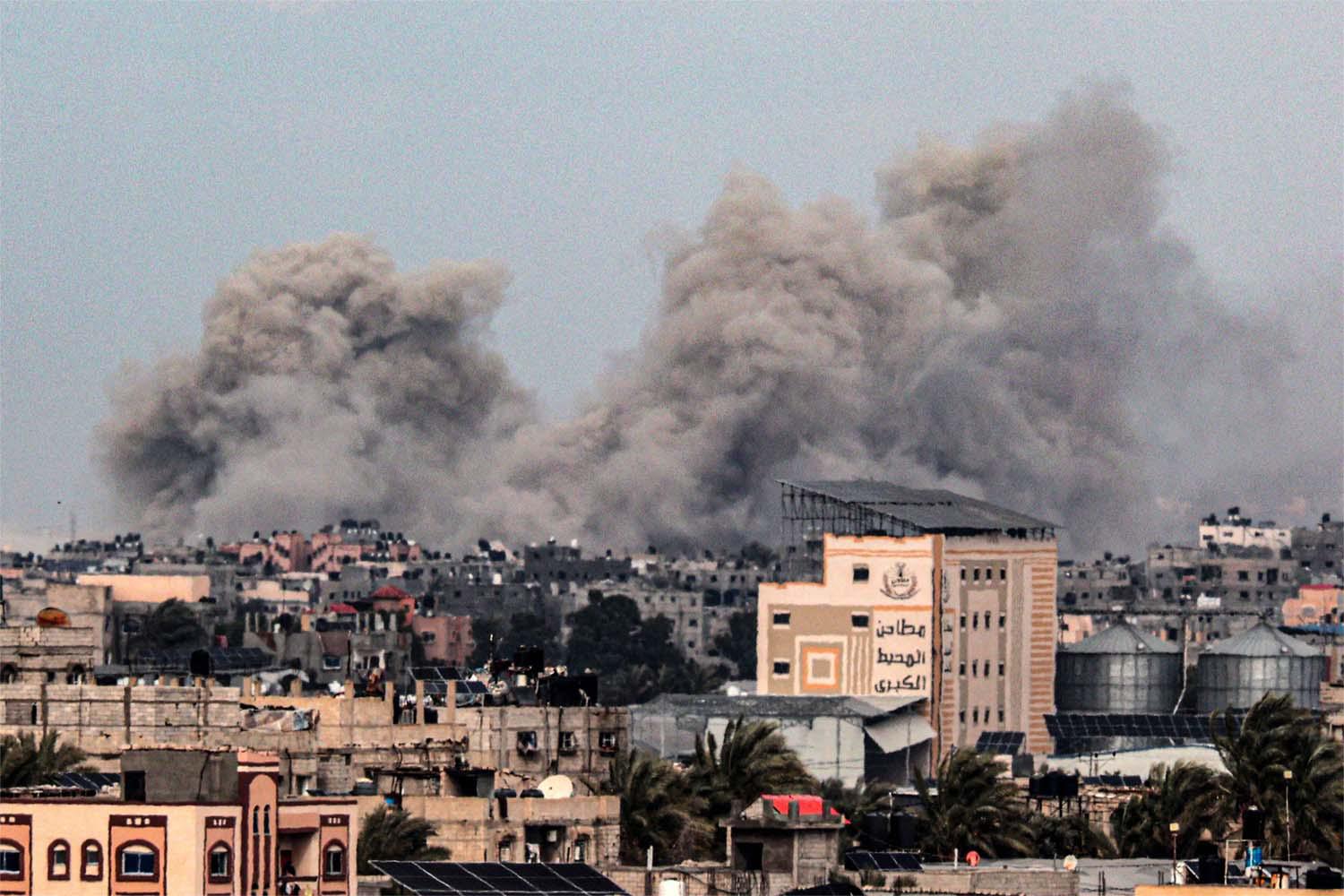 At least 27,585 Palestinians had been killed in Israel's war on Gaza