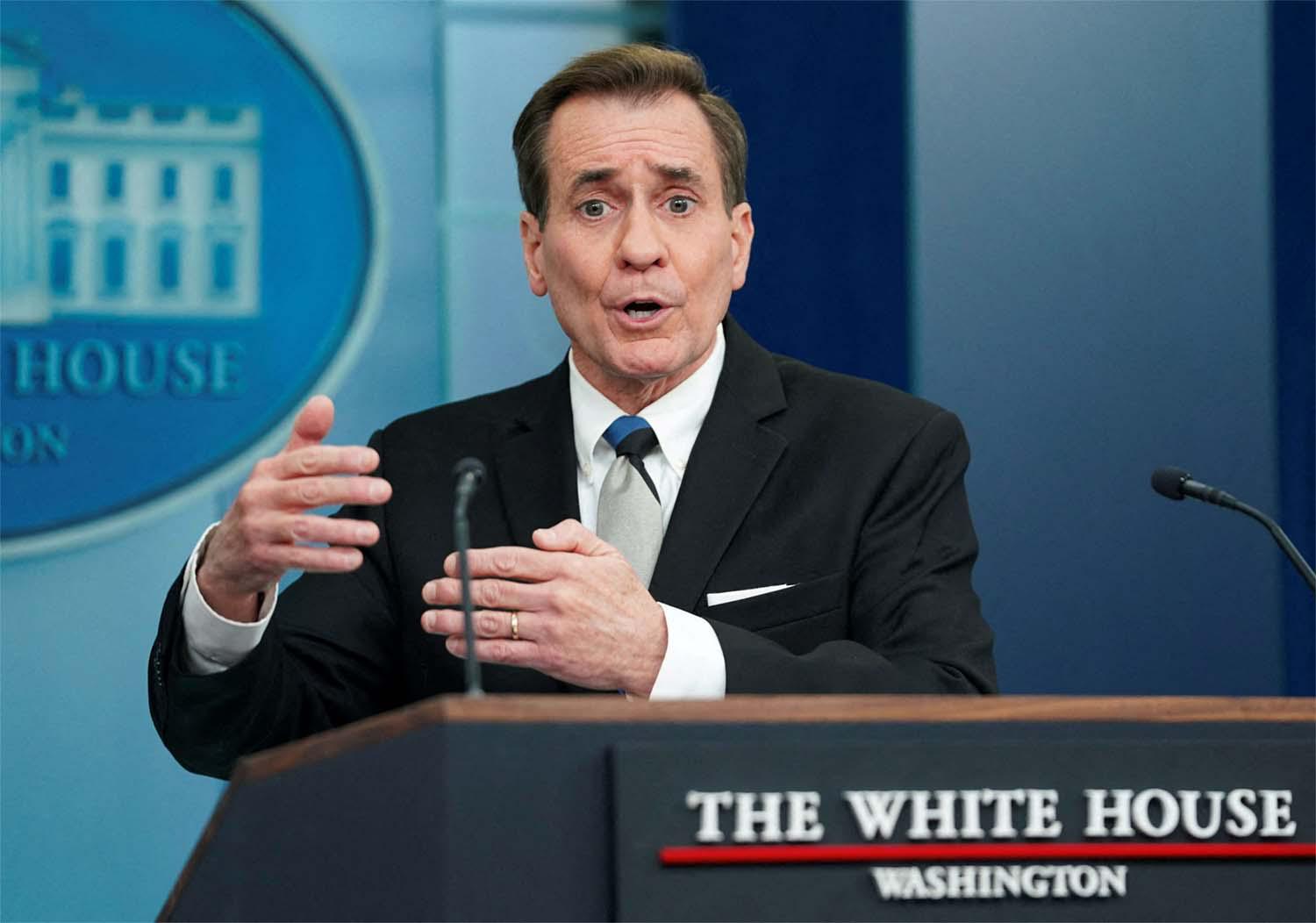 White House national security spokesperson John Kirby