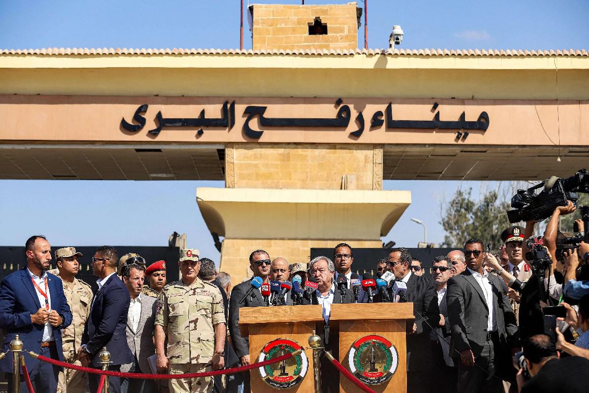 ثاني زيارة للحدود مع غزة منذ الهجوم الاسرائيلي
