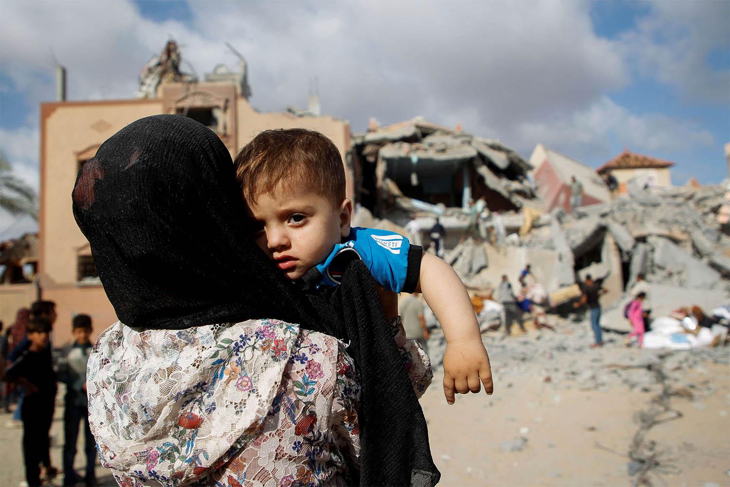 Bombed Rafah