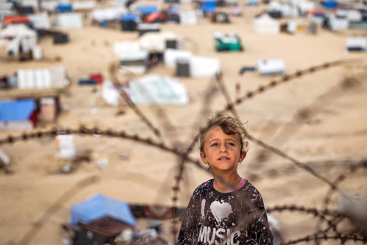More than 1.2 million displaced Gaza Palestinians are sheltering in Rafah