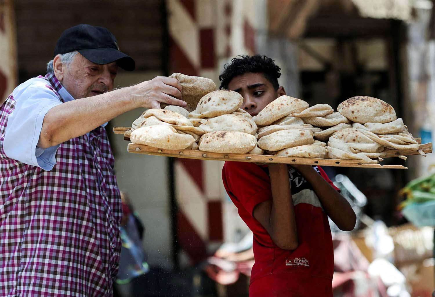 About two-thirds of the population benefit from bread subsidies