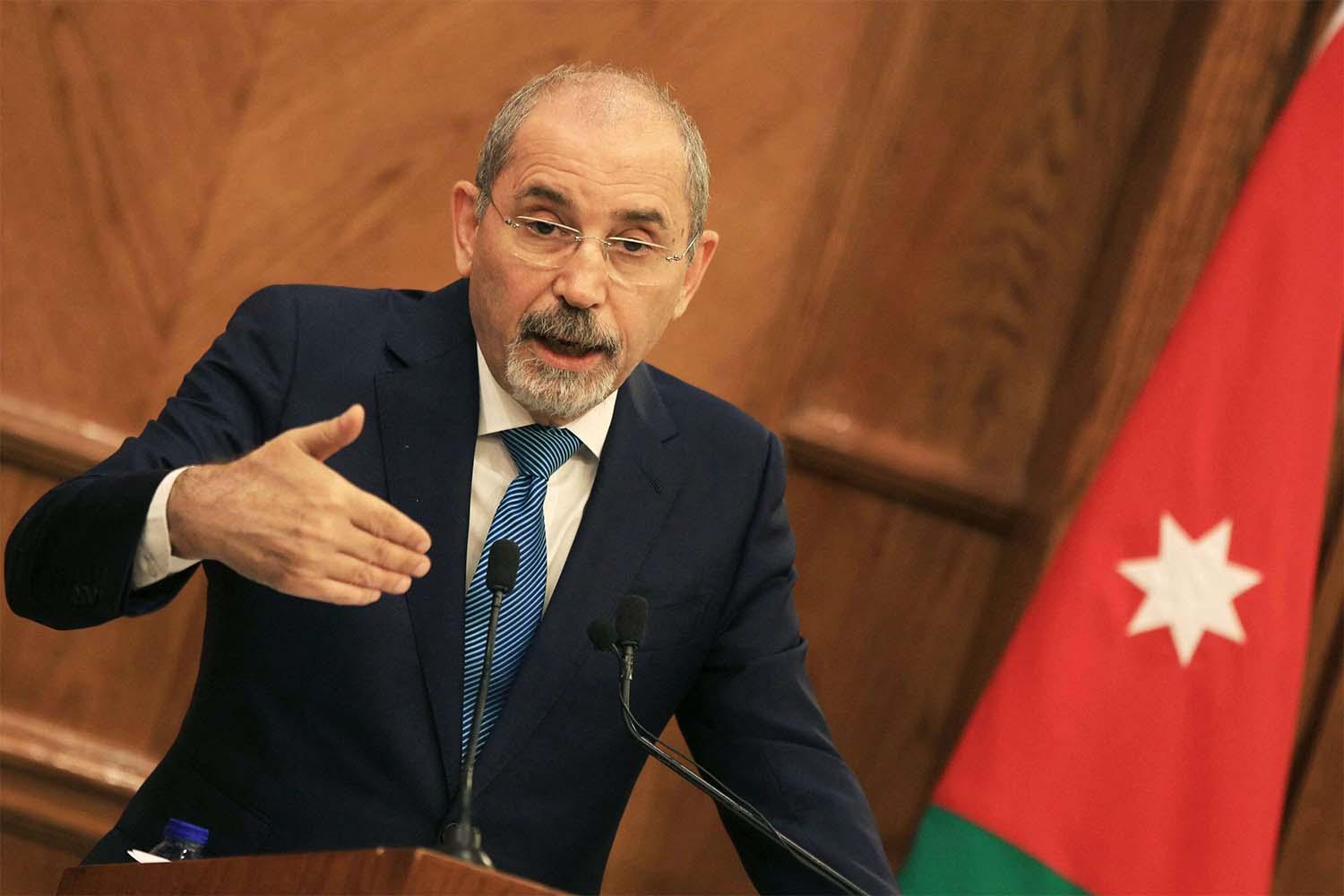Jordan's Foreign Minister Ayman Safadi 