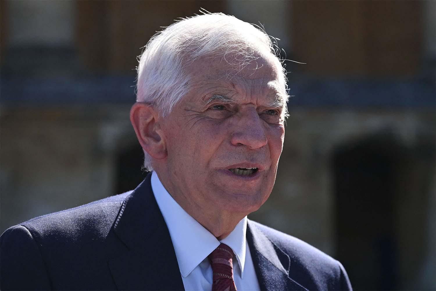 Borrell did not name any of the Israeli ministers to whom he was referring