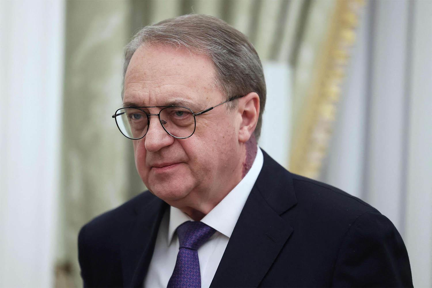 Russian Deputy Foreign Minister Mikhail Bogdanov 