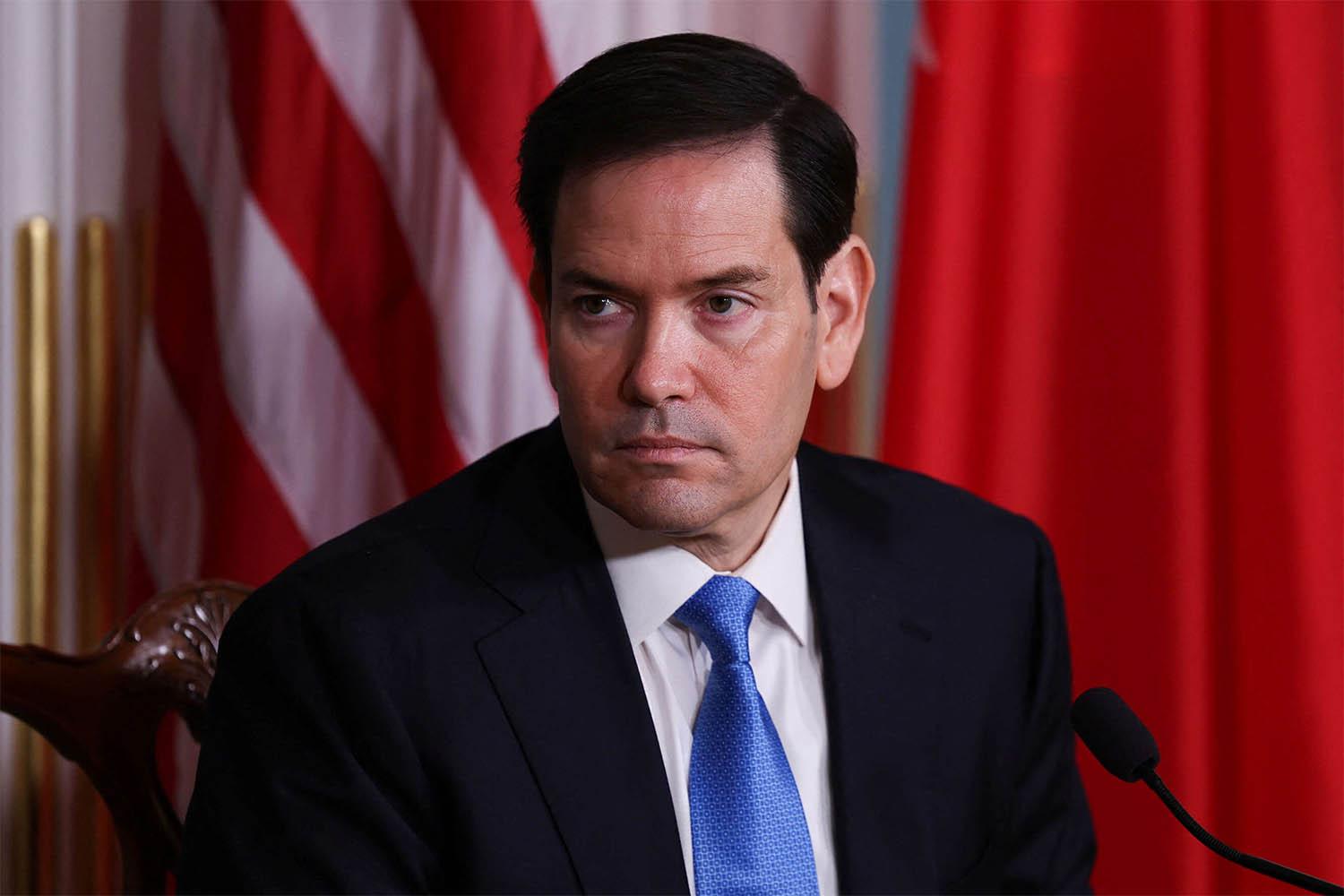 US Secretary of State Marco Rubio