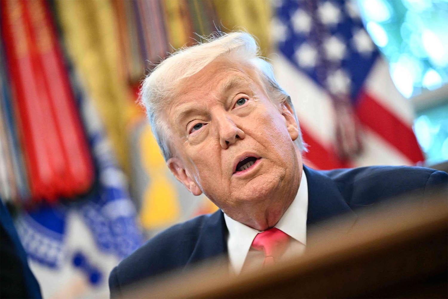 US President Donald Trump