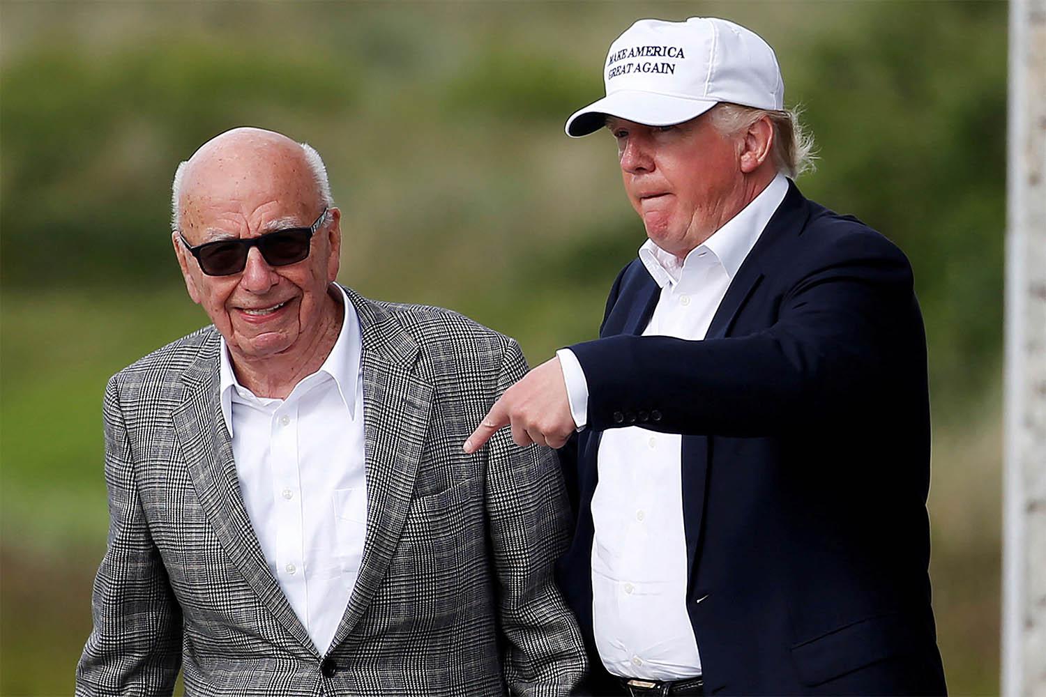 "Two men at opposite ends of the spectrum, both sharing in the destruction of the press"