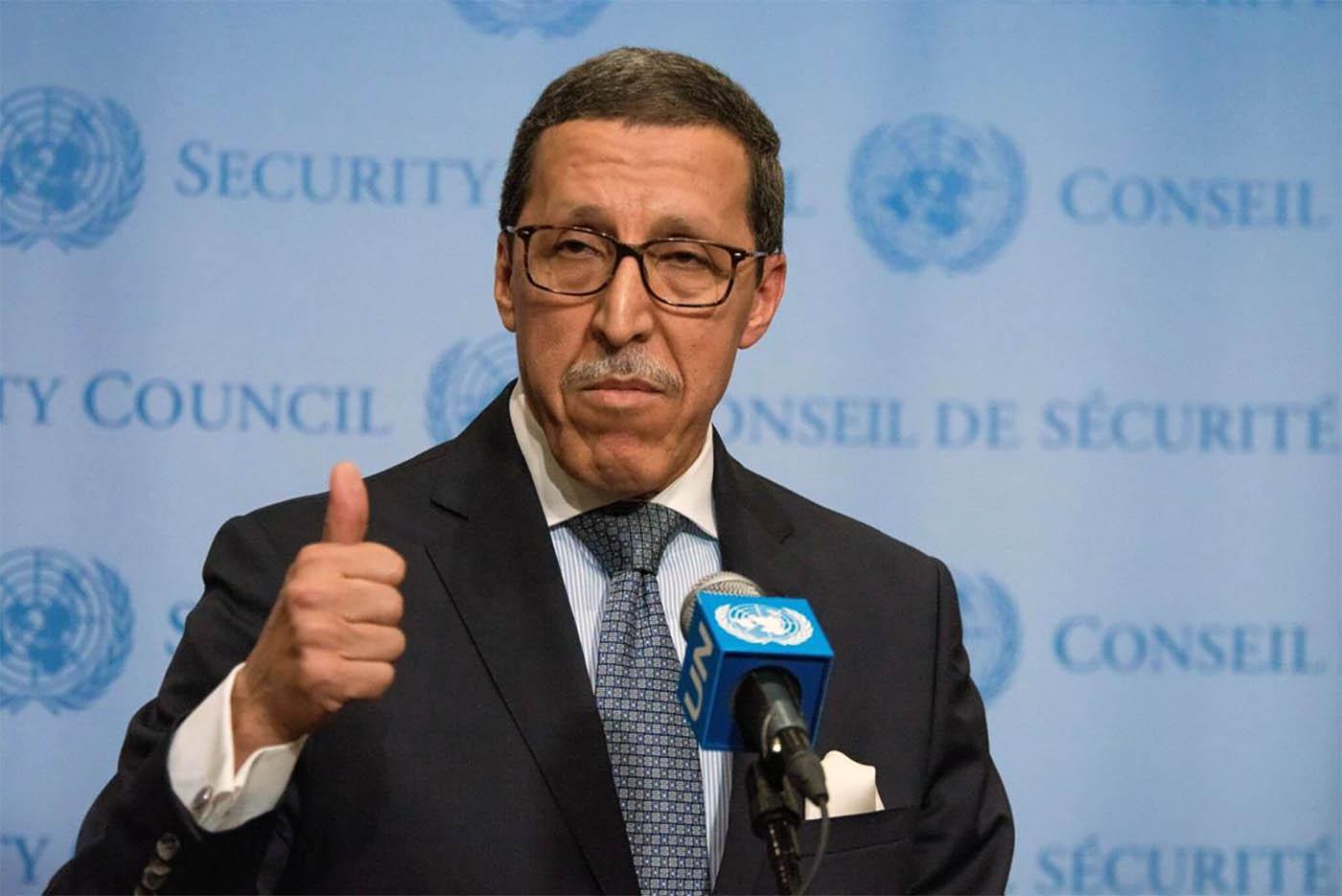 Omar Hilale, permanent representative of Morocco to the United Nations