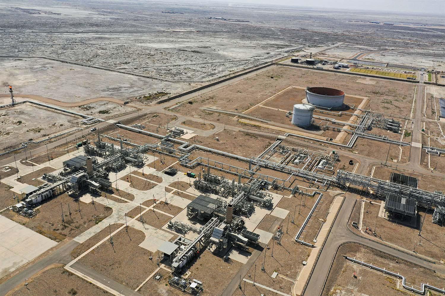 Majnoon oil field in southern Iraq