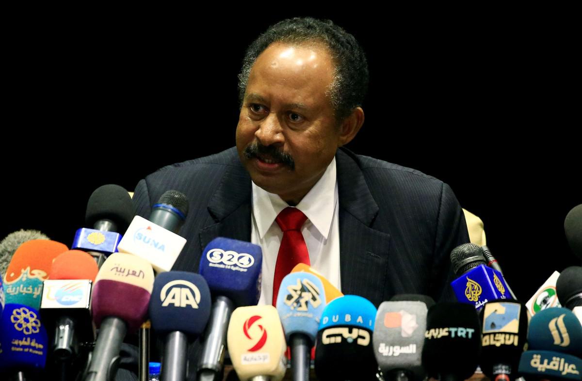 عبدالله حمدوك يتوجه بكلمته الى الشعب السوداني وكذلك المجتمع الدولي