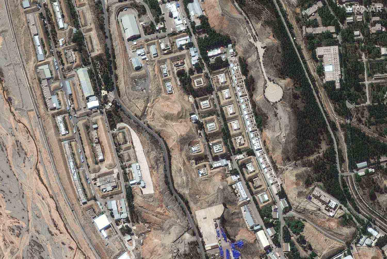 Actively strengthening and concealing key military and nuclear-related sites