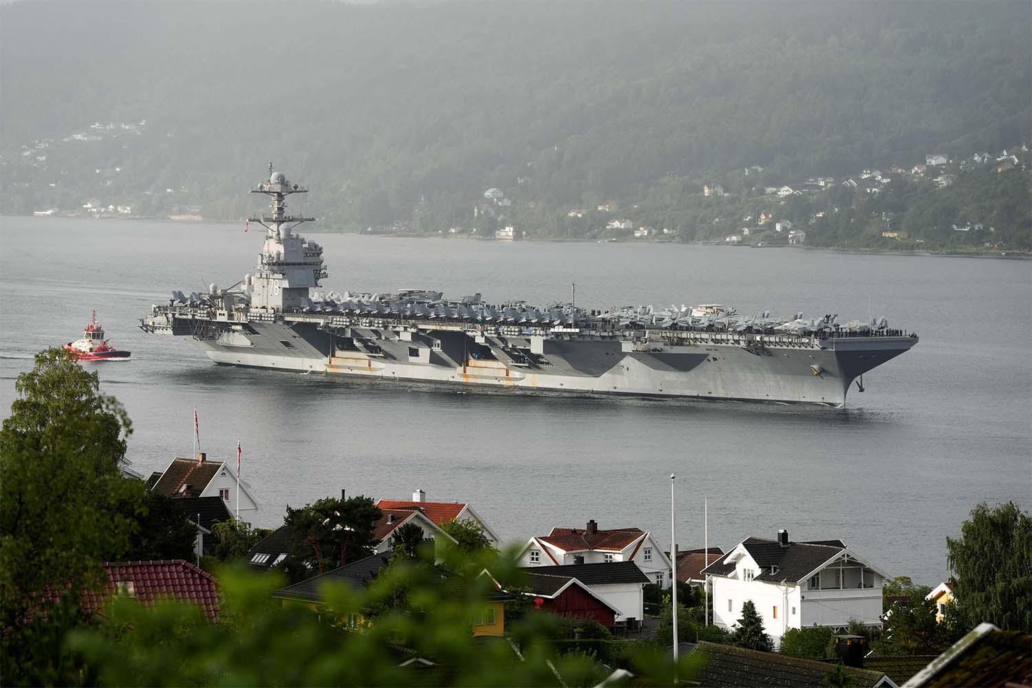 USS Gerald R. Ford is the world's largest aircraft carrier