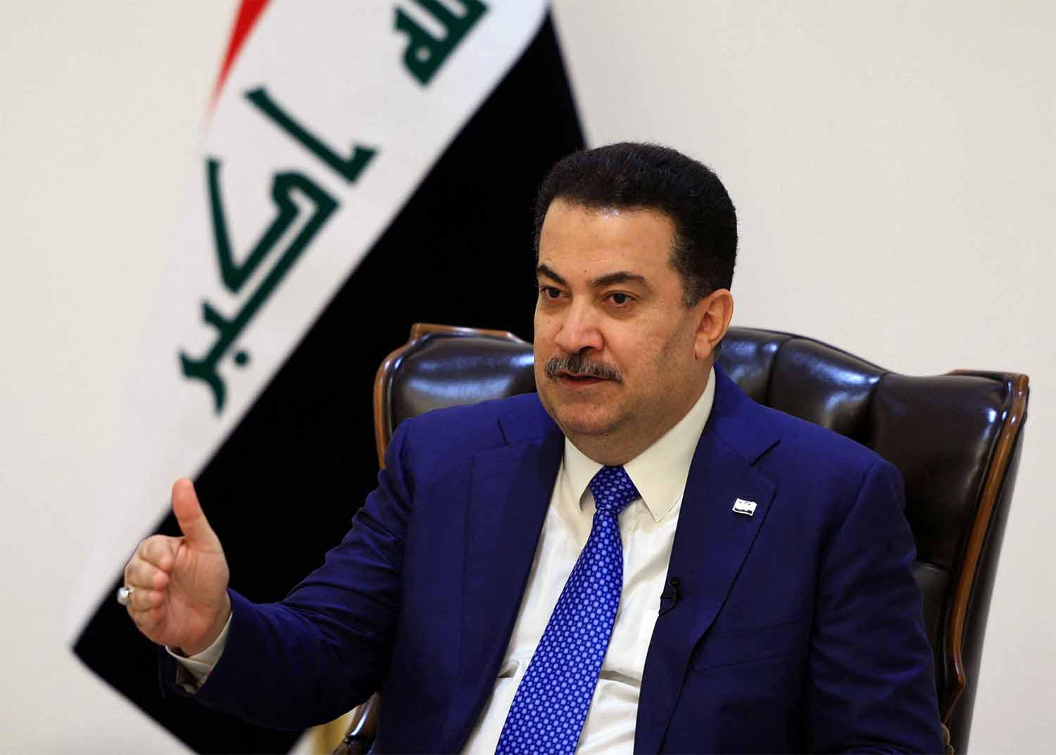 Iraq's Prime Minister Shia al-Sudani 
