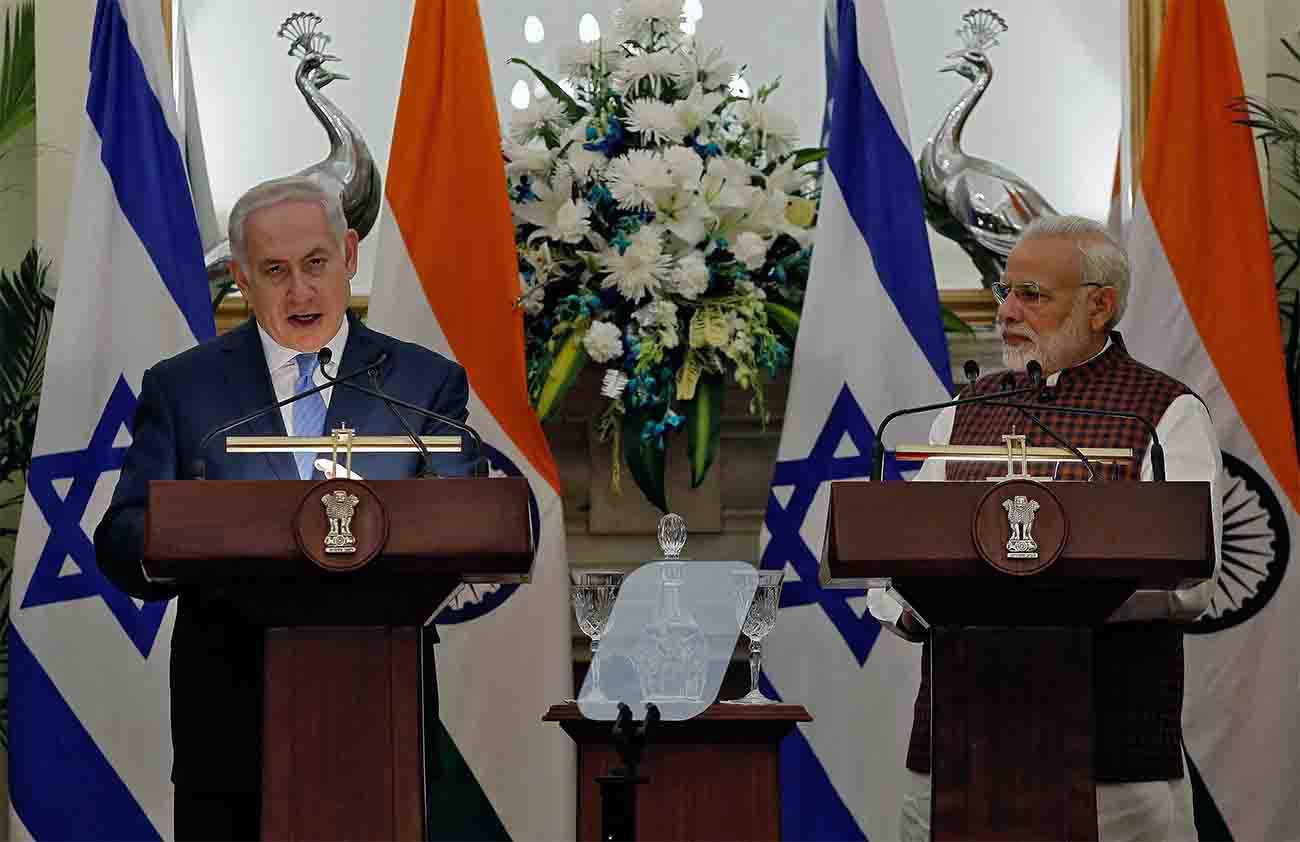 Modi was the first Indian prime minister to visit Israel in 2017