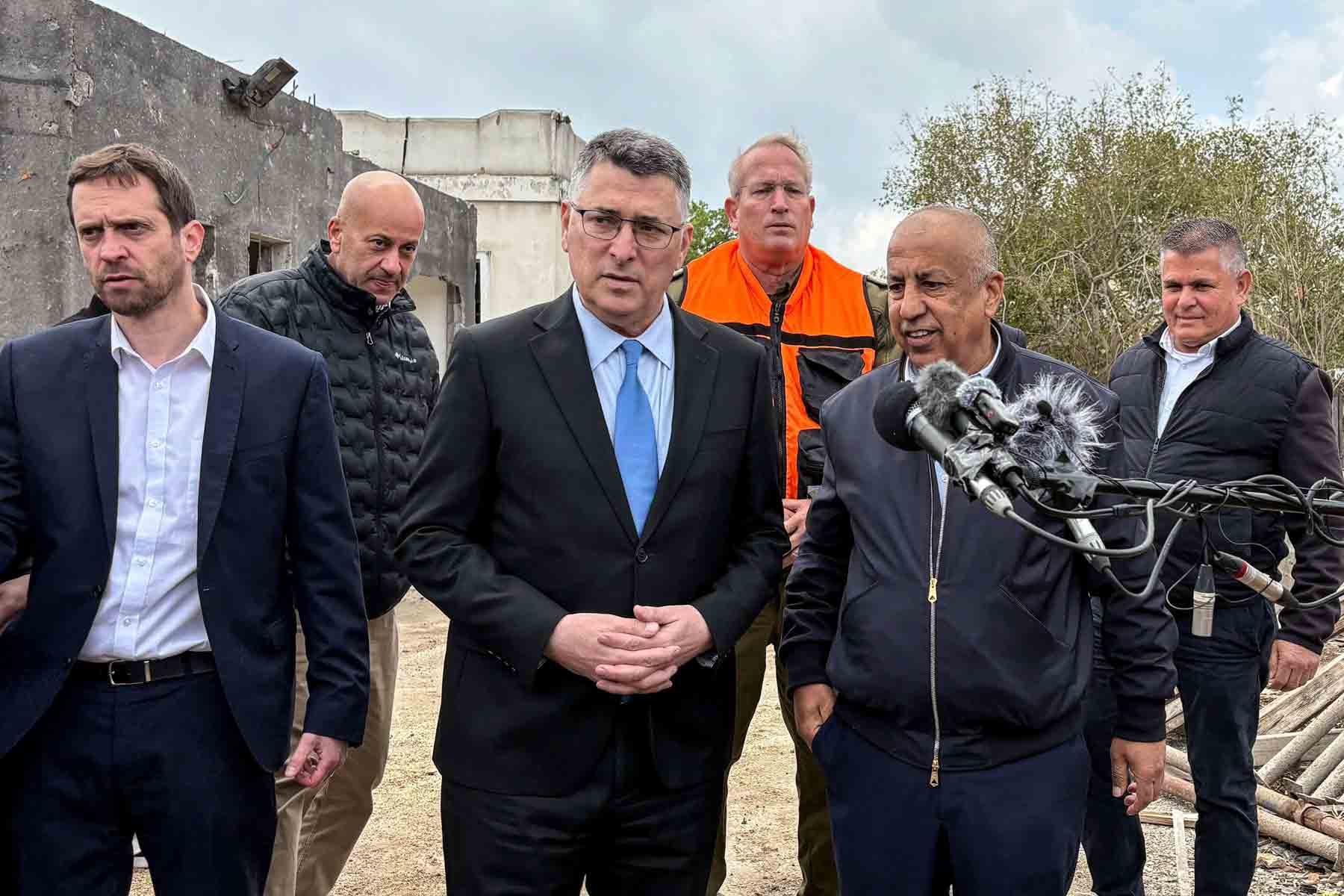  speaking from northern Israel where homes were damaged in an Iranian missile attack