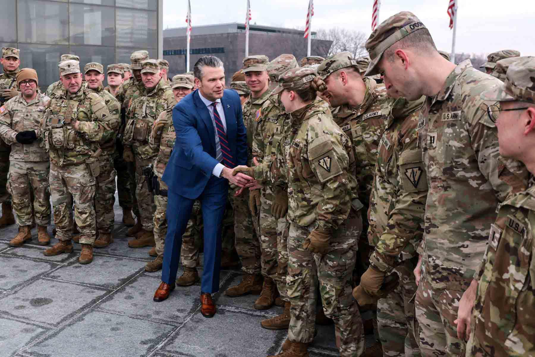 Troops had been injured in Kuwait, Saudi Arabia, UAE, Jordan, Bahrain, Iraq and Israel