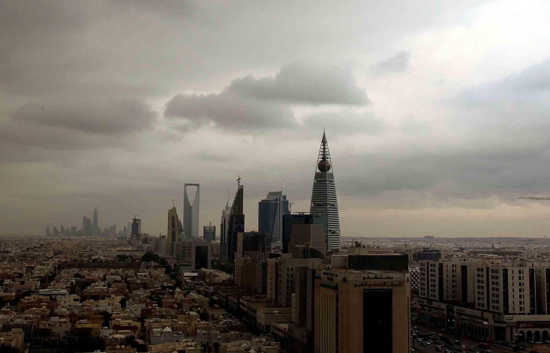 The first time many in Riyadh had heard blasts