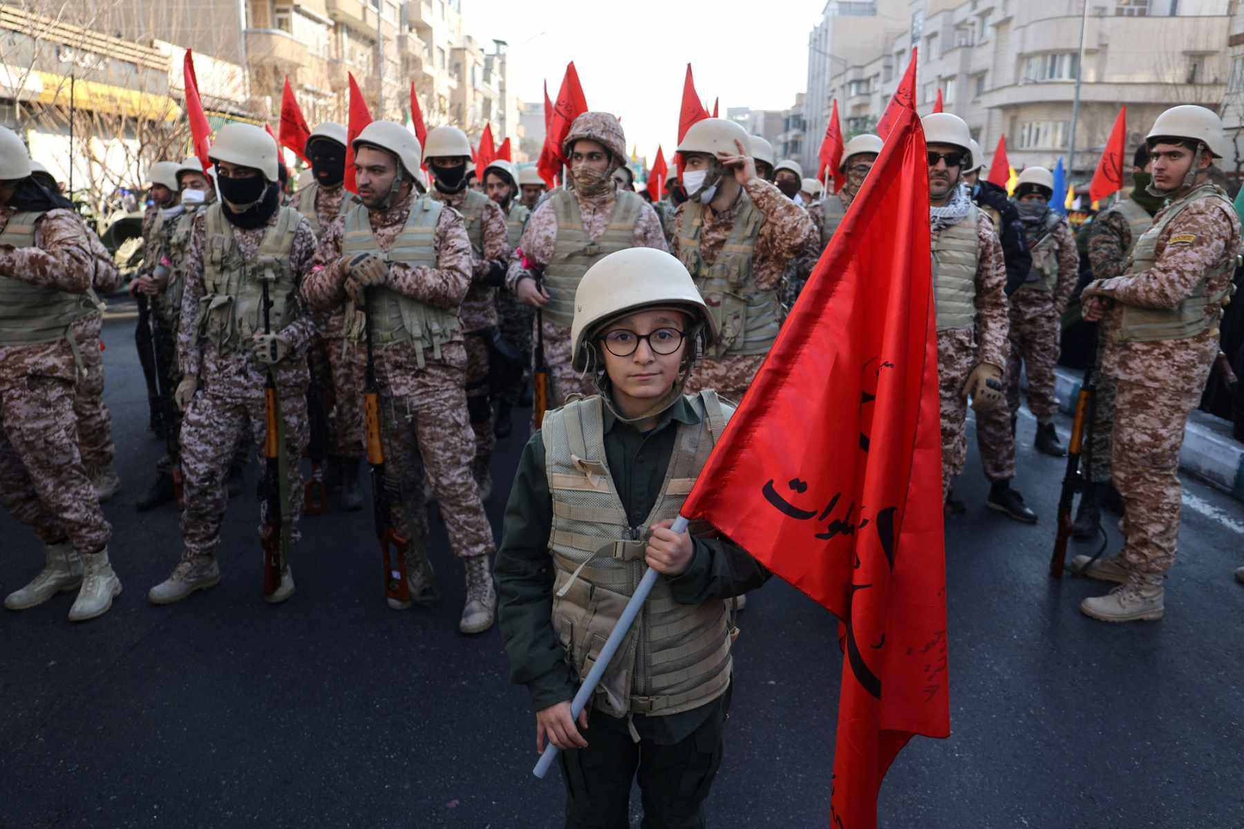 Iran is recruiting even children to staff checkpoints
