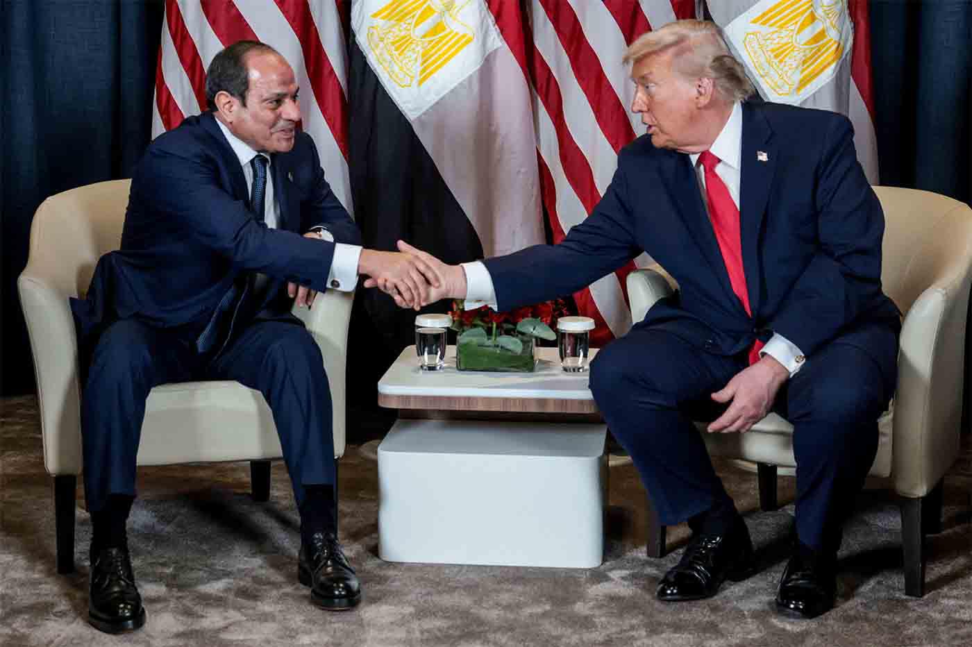 "I tell President Trump: nobody can stop the war in our region in the Gulf but you"