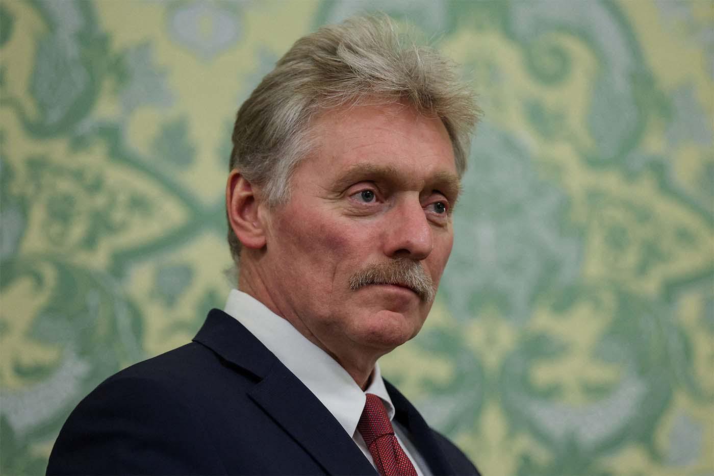 Kremlin spokesman Dmitry Peskov 