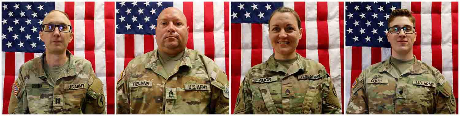 Most of the soldiers had a history of overseas service