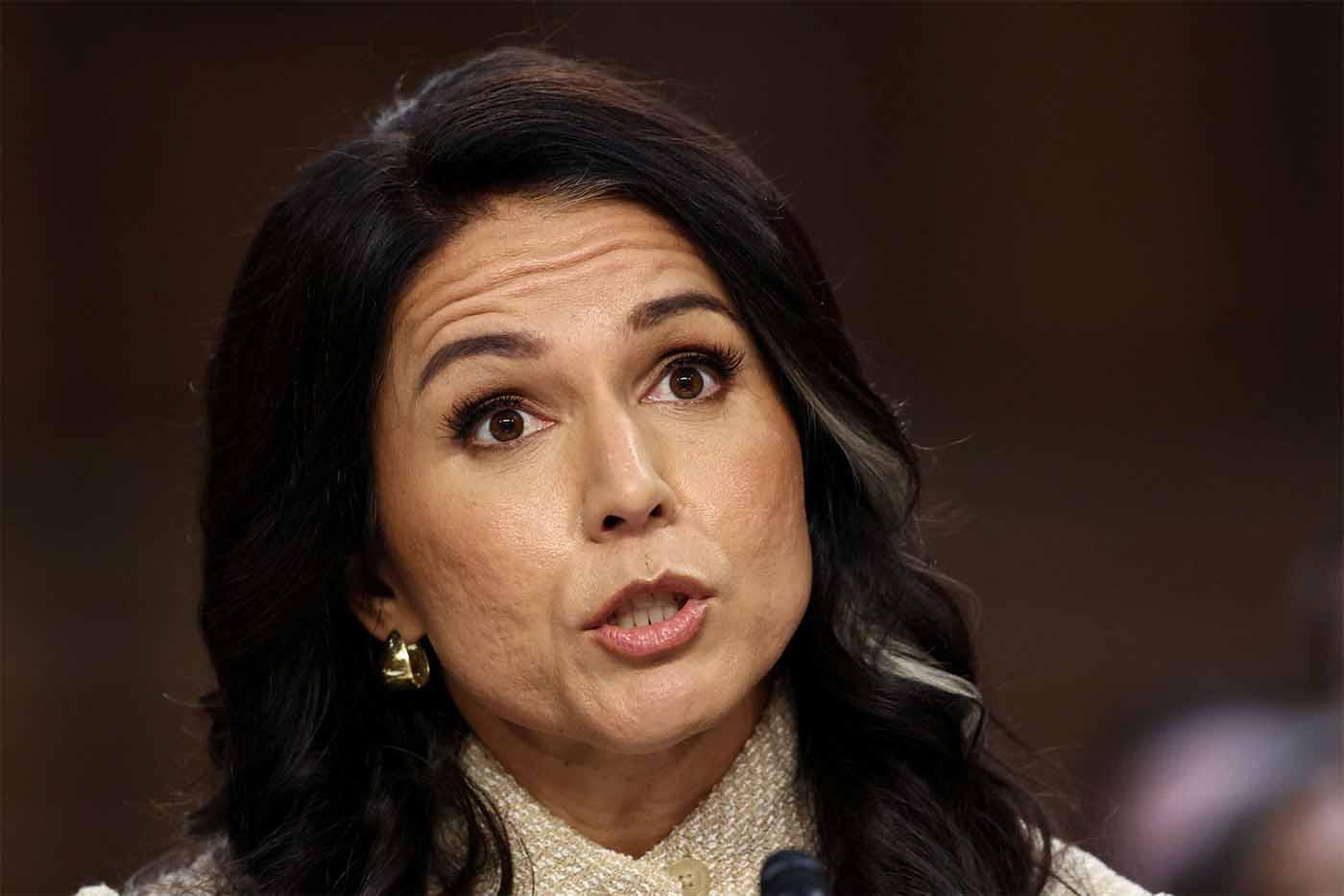 Director of National Intelligence (DNI) Tulsi Gabbard testifies before a Senate Intelligence Committee hearing 