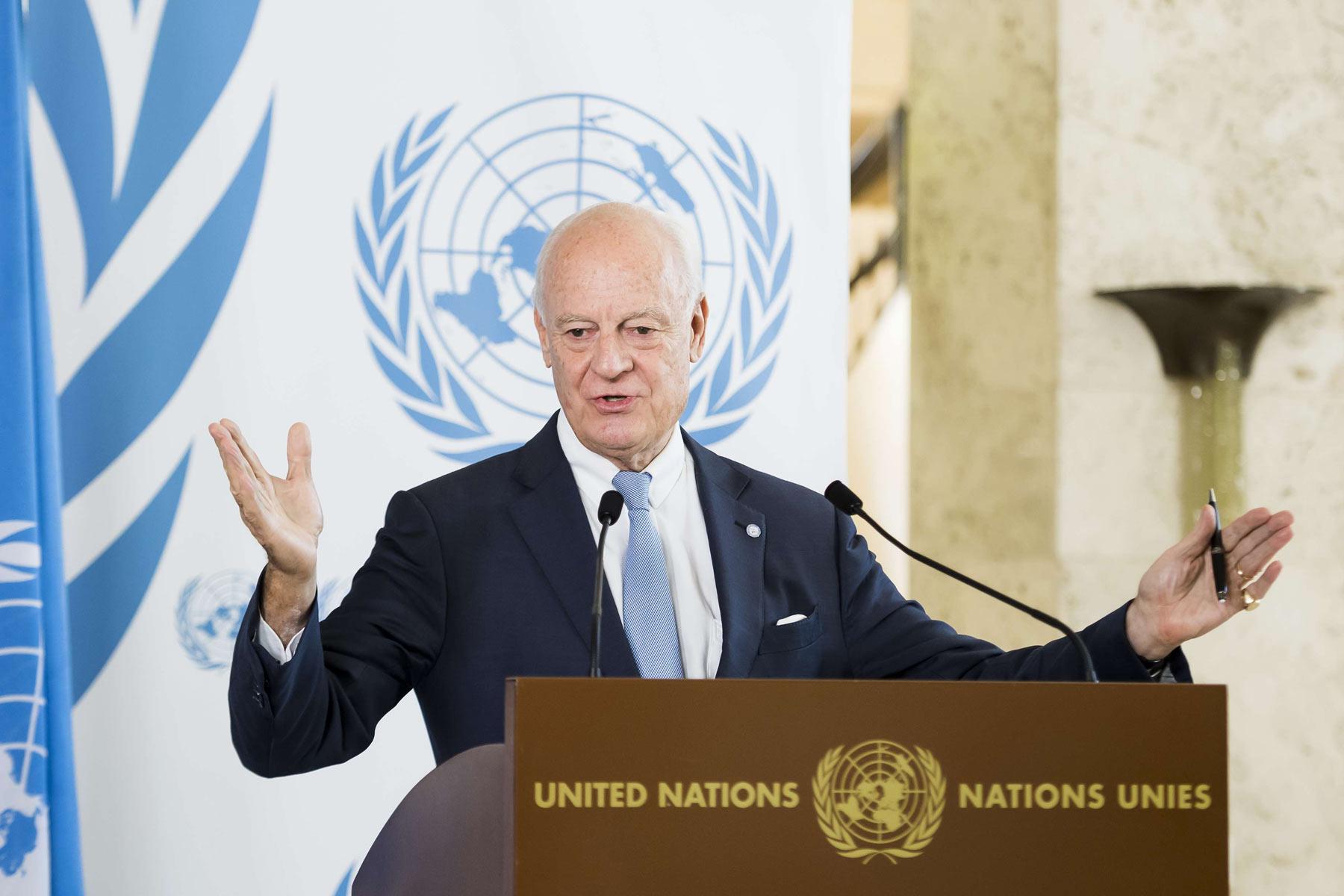 De Mistura: Despite progress, the process remains fragile