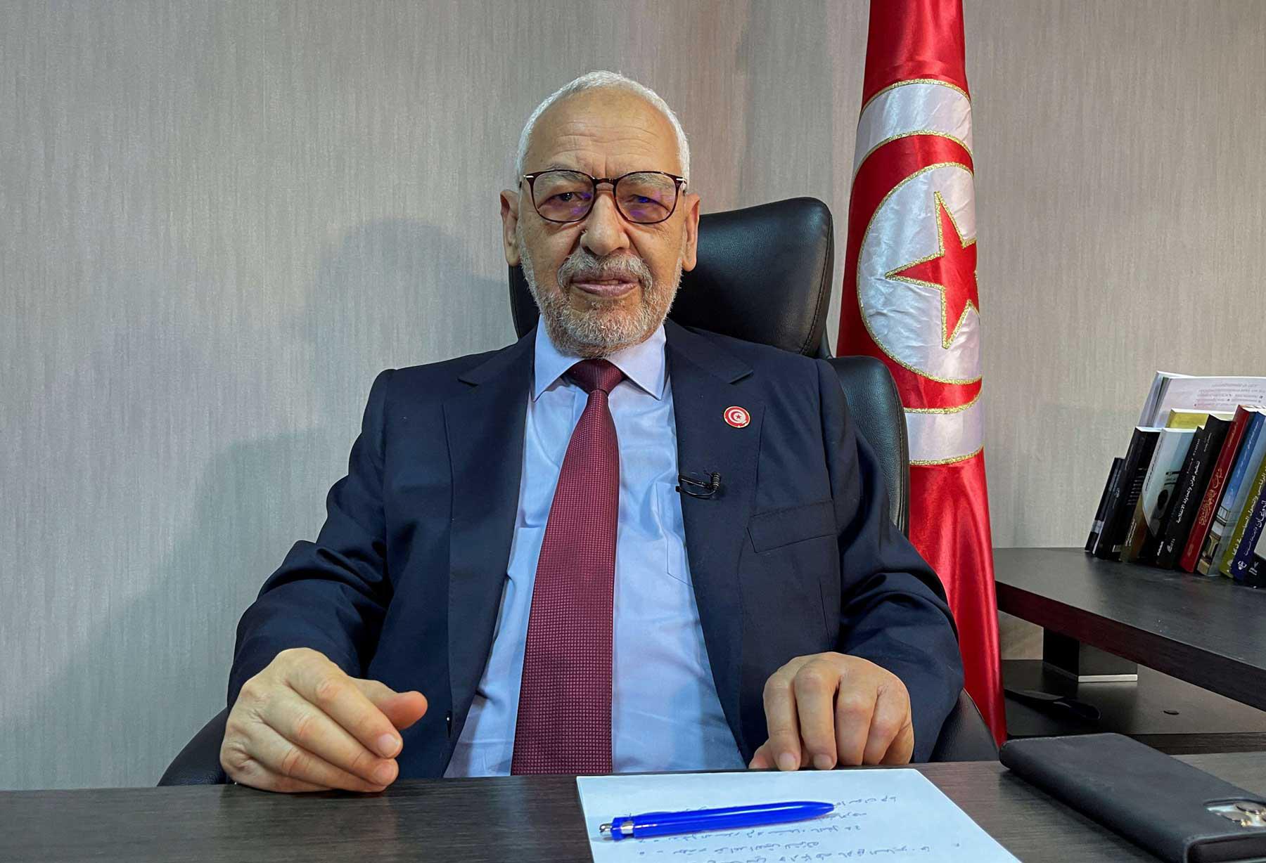 Ghannouchi was speaker of the parliament dissolved in 2021