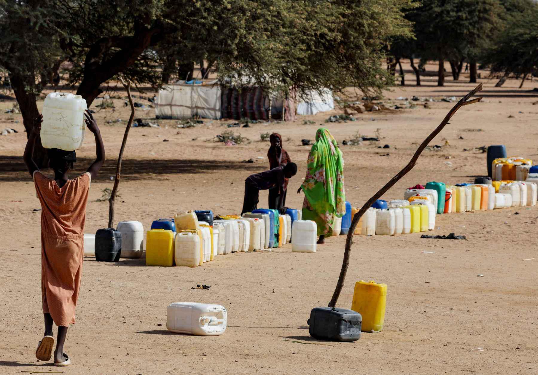 Water and food shortages