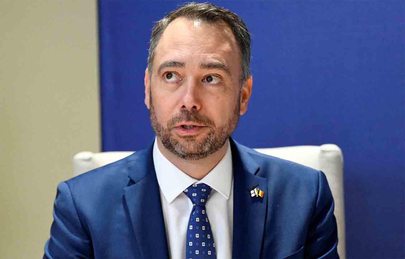 Belgian FM Maxime Prevot