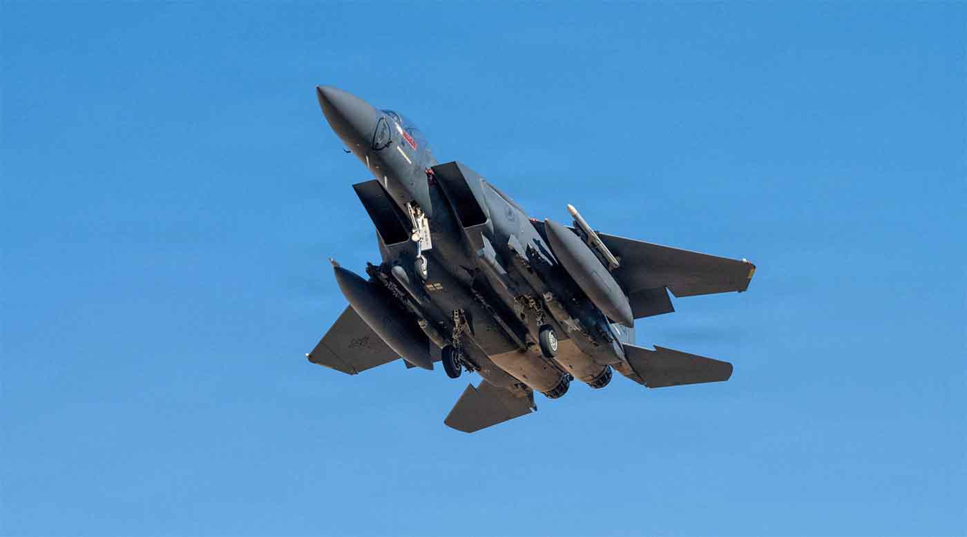 The F-15E jet was shot down over Iran with one crew member still missing