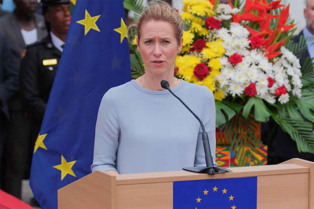 EU's foreign chief Kaja Kallas 